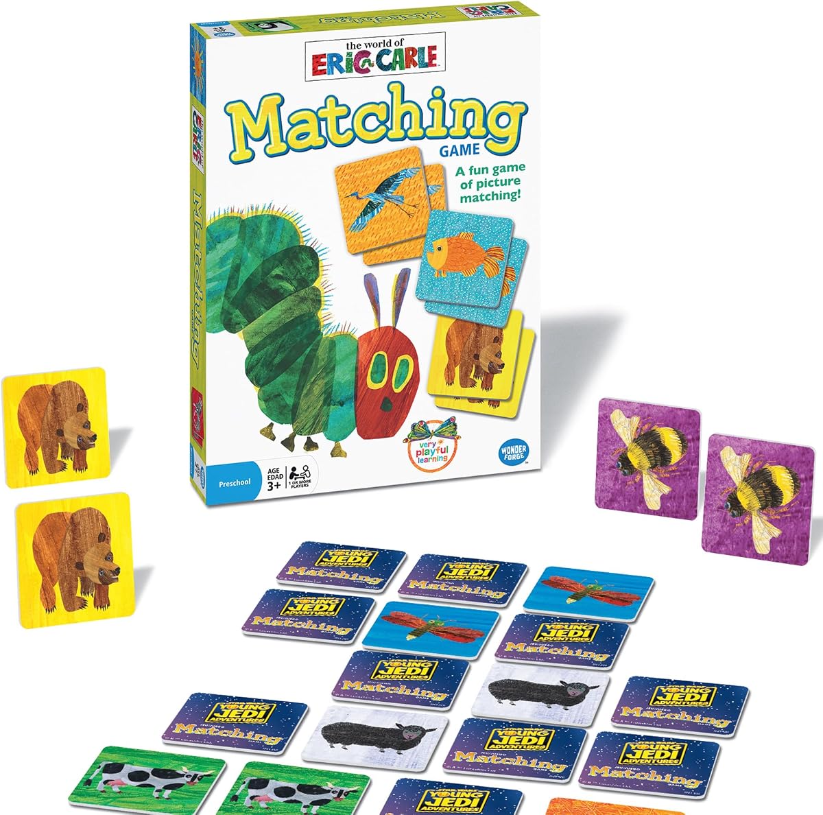 Eric Carle Matching Game For Boys & Girls Age 3 To 5 - A Fun & Fast Animal Memory Game