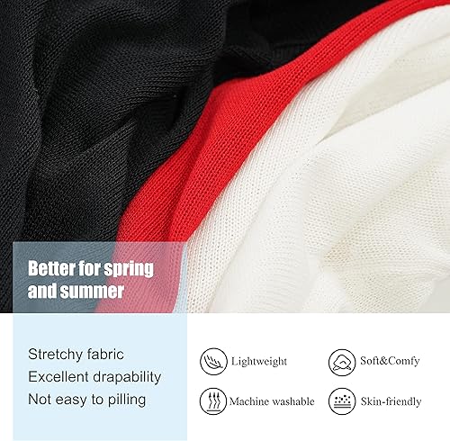 Miniatura 4 de Satuun - Suéteres cárdigan de manga 34 para mujer, bolero ligero con parte frontal abierta