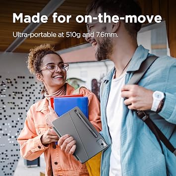 Lenovo IdeaPad Chromebook Duet | 11 Inch FHD+ 1200p Laptop | MediaTek Kompanio 838 | 4GB RAM | 128GB eMMC | Chrome OS | Luna Grey USI Pen 2 | Folio Stand + Folio Keyboard