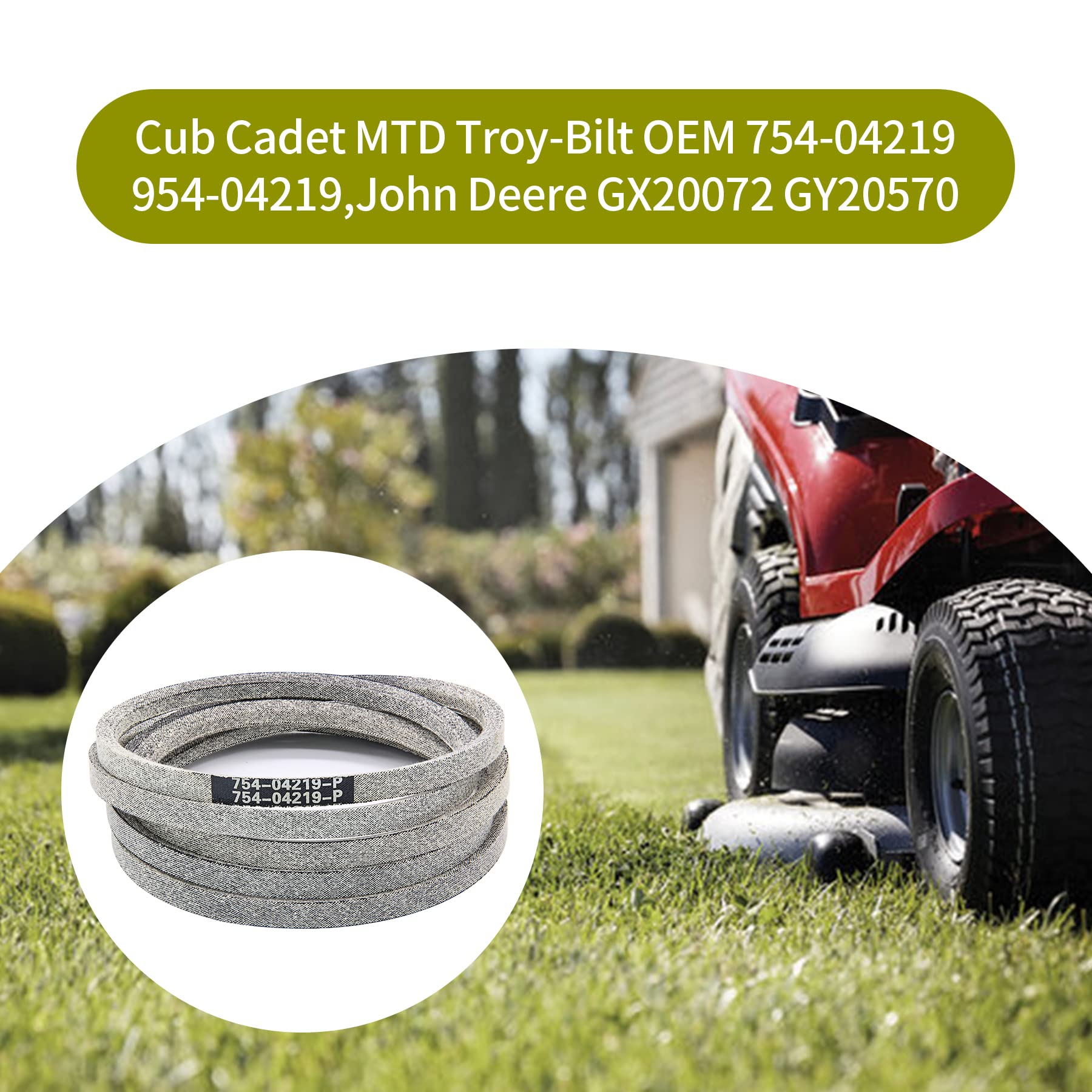 Ltx 1046 Cub Cadet 46 Deck Belt V-belt Replacement With Aramid