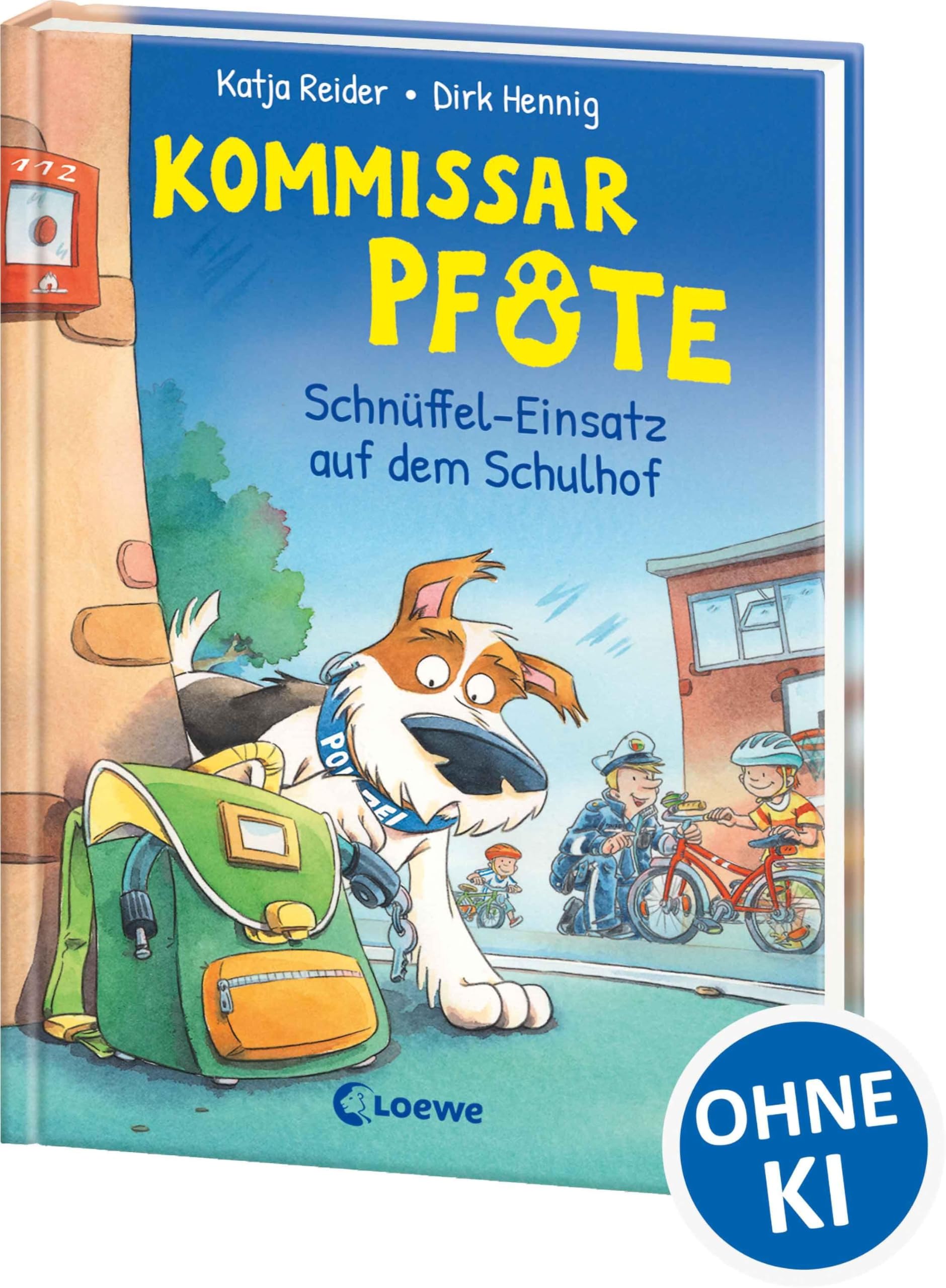 Kommissar Pfote (Band 3) - Schnüffel-Einsatz auf dem Schulhof: Lustiger Kinderkrimi zum Vorlesen und ersten Selberlesen ab 6 Jahre
