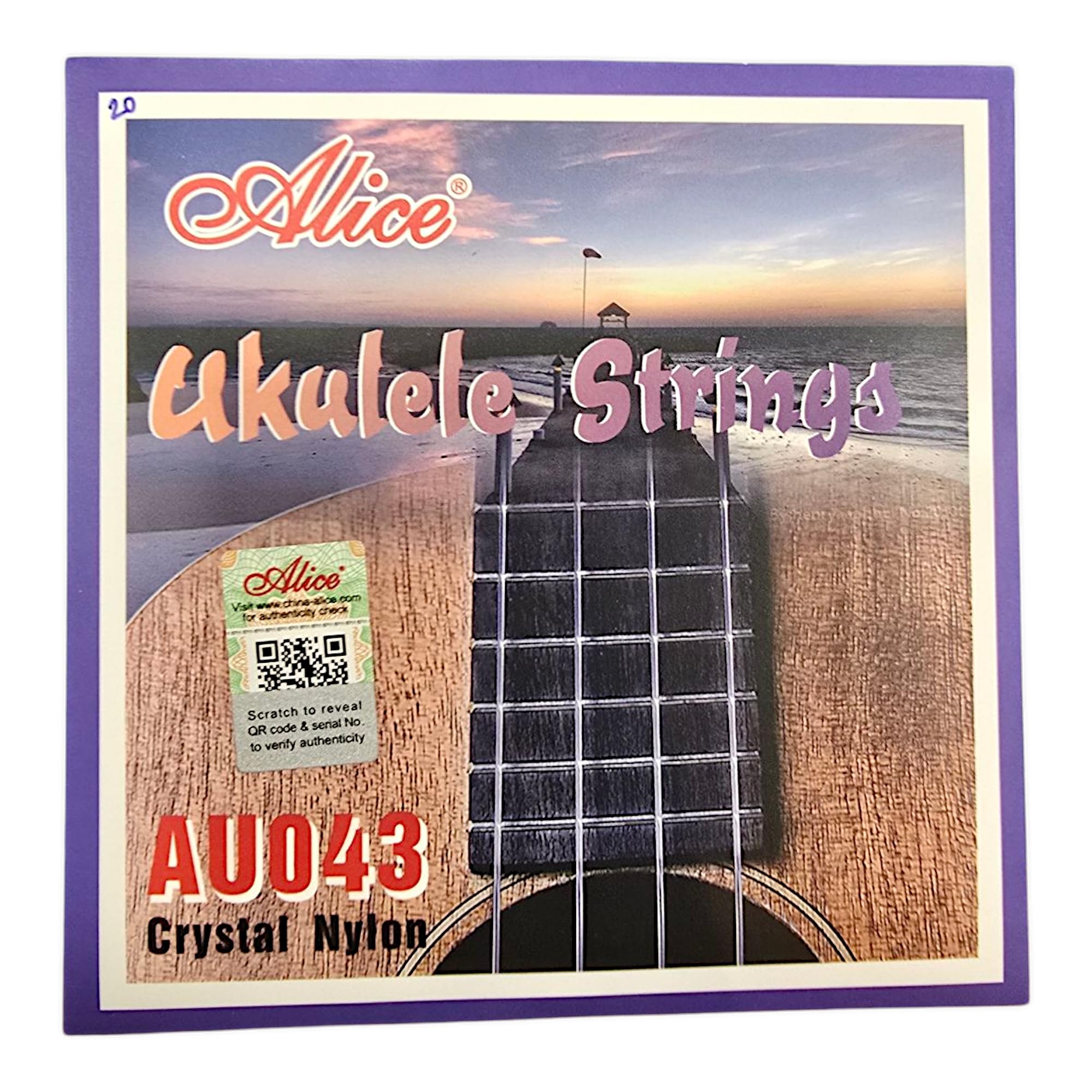 Alice AU043 Crystal Nylon Ukulele Strings, Set of 4.-picture-14