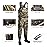 TIDEWE Chest Waders with Boot Hanger, Hunting Waders for Men Realtree Max 7 with 600G Insulation, Waterproof Cleated Neoprene Bootfoot Wader, Insulated Hunting & Fishing Waders (Size 10)