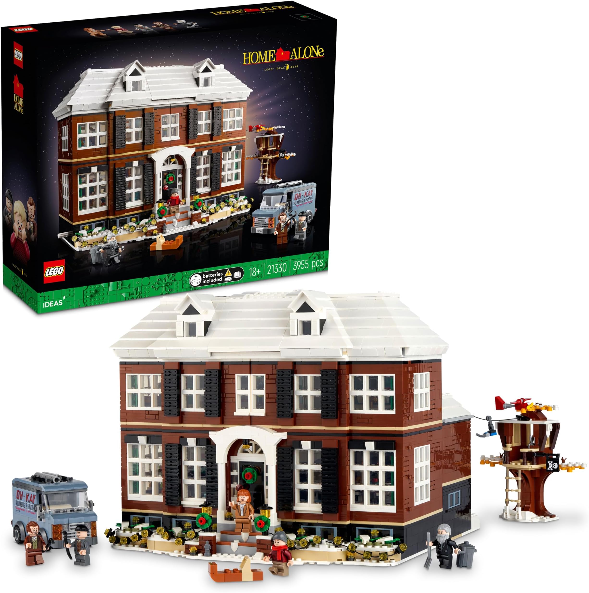 Ideas Home Alone 21330 Building Kit;Top for Adults