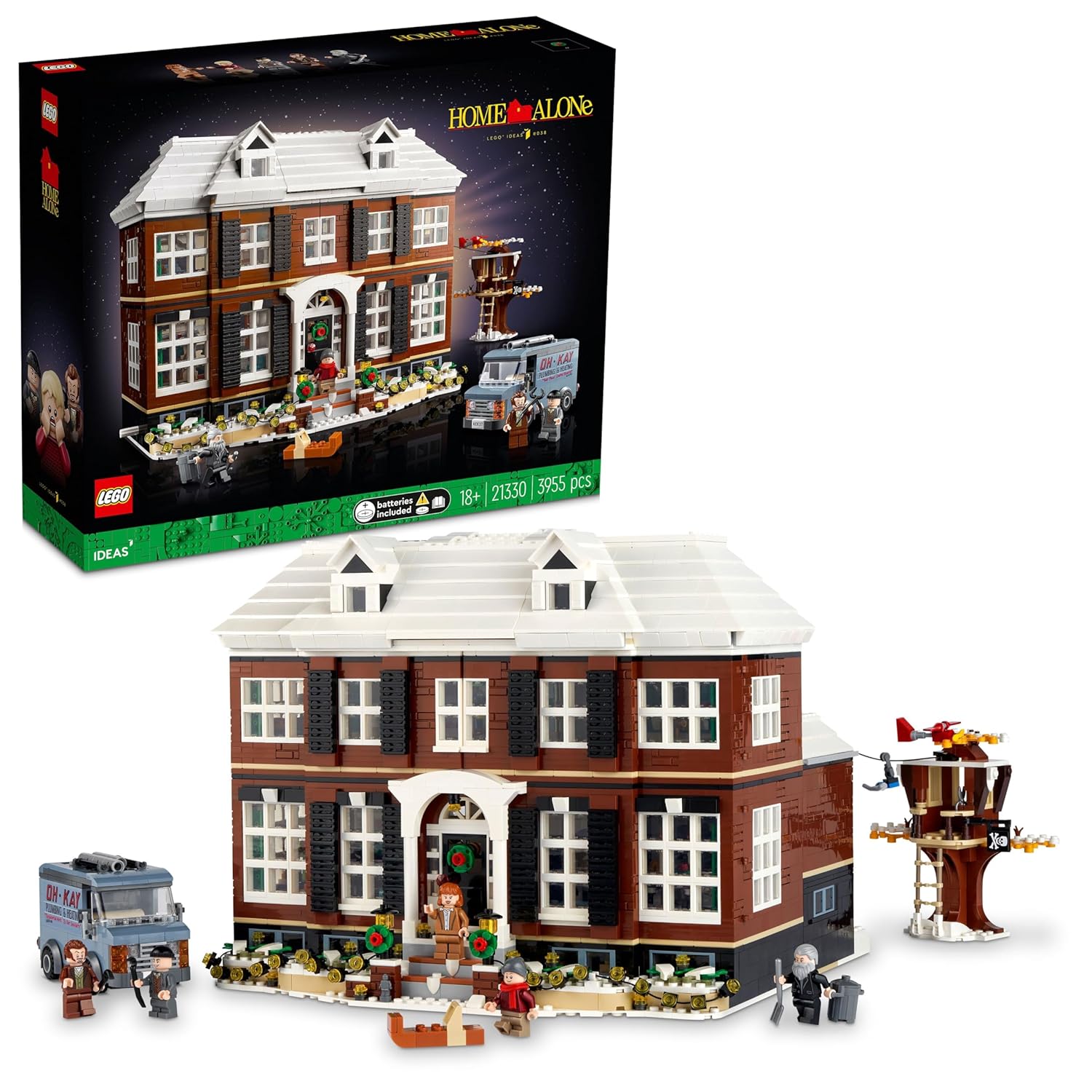 LEGO Ideas Home Alone 21330 Building Kit;Top for Adults