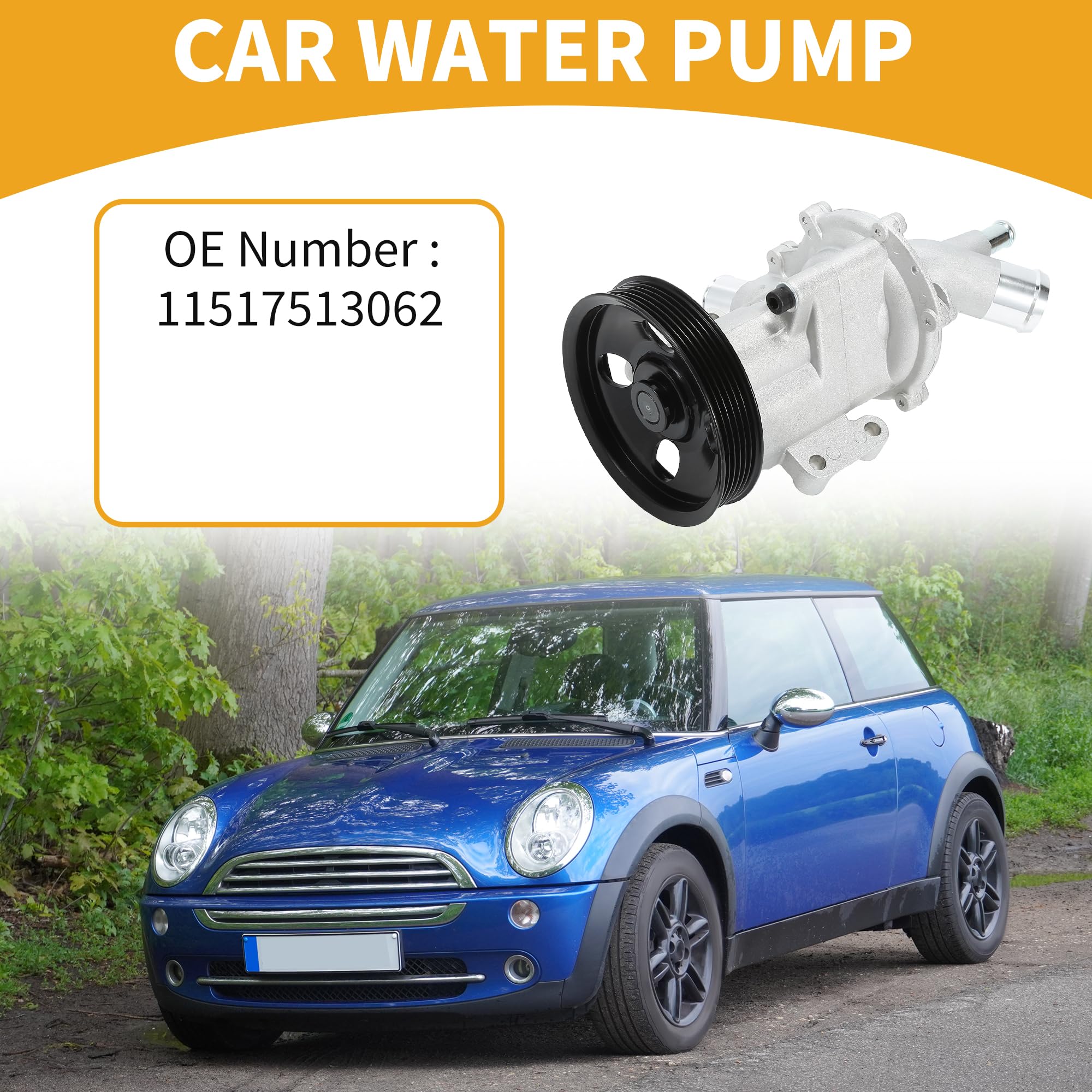 Pompa Dell'acqua Per Auto Da 12 V, Pompa Dell'acqua Per Motore Auto Pompa Dellacqua Di Raffreddamento Ausiliaria 87174084