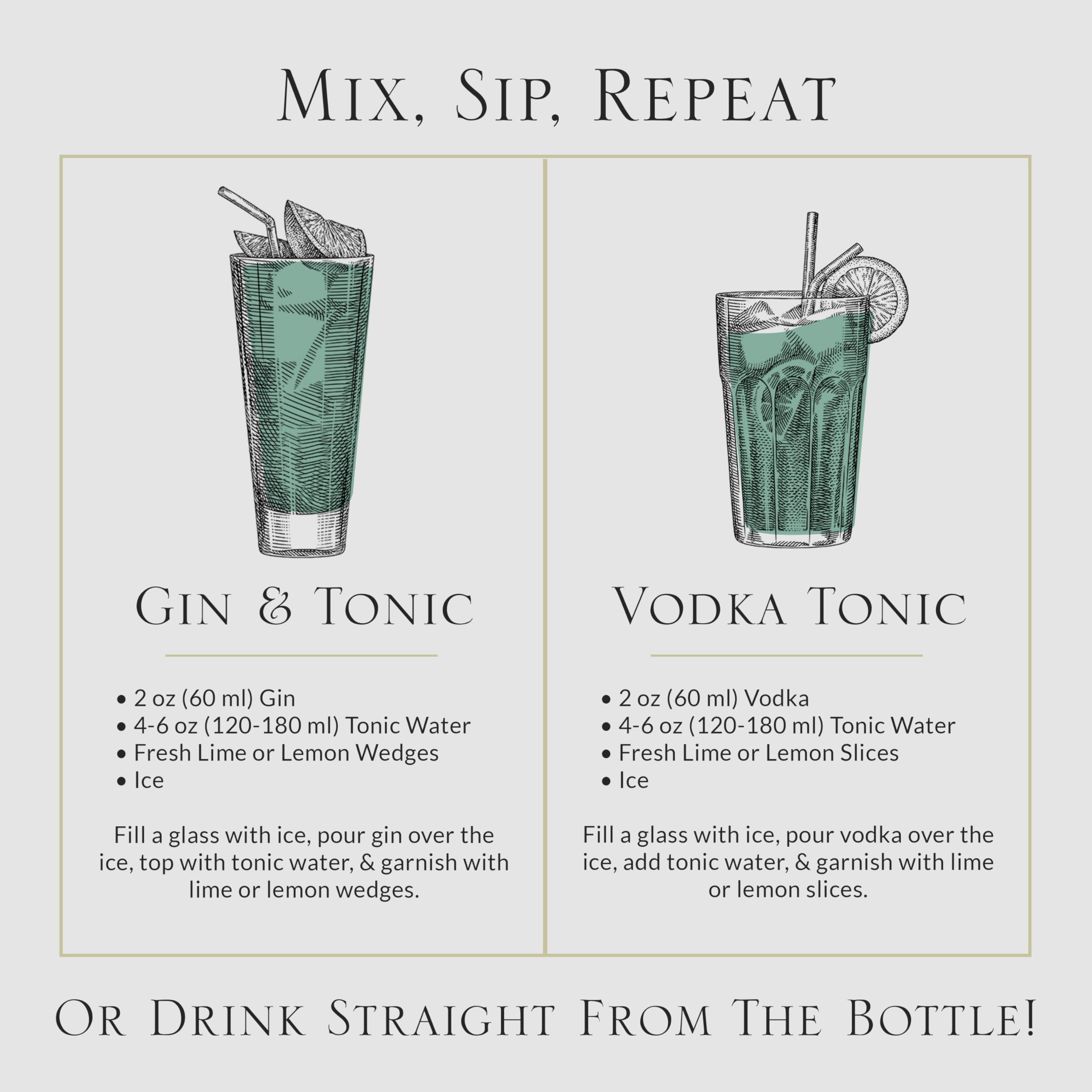 Apple And Elderflower Tonic Water For Gin Tonic Water W