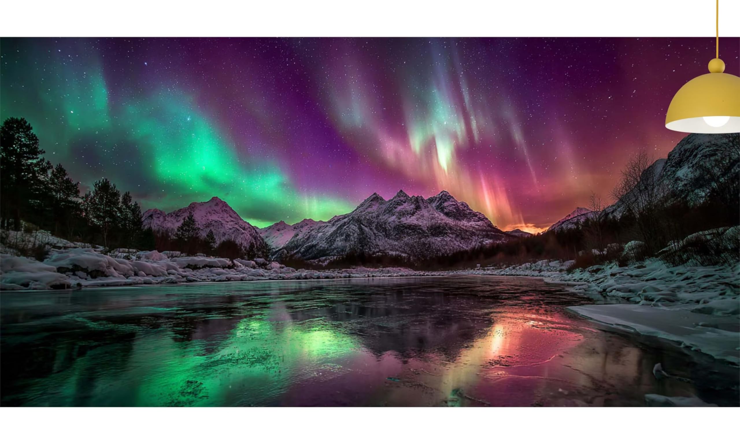 Aurora Diamond Art Mountain Diamond Painting Arts and Crafts dla dorosłych, zestaw do malowania diamentami 5D, dorosłych, Crysta, haft krzyżykowy, rękodzieło, obrazy, zestaw do haftowania dla