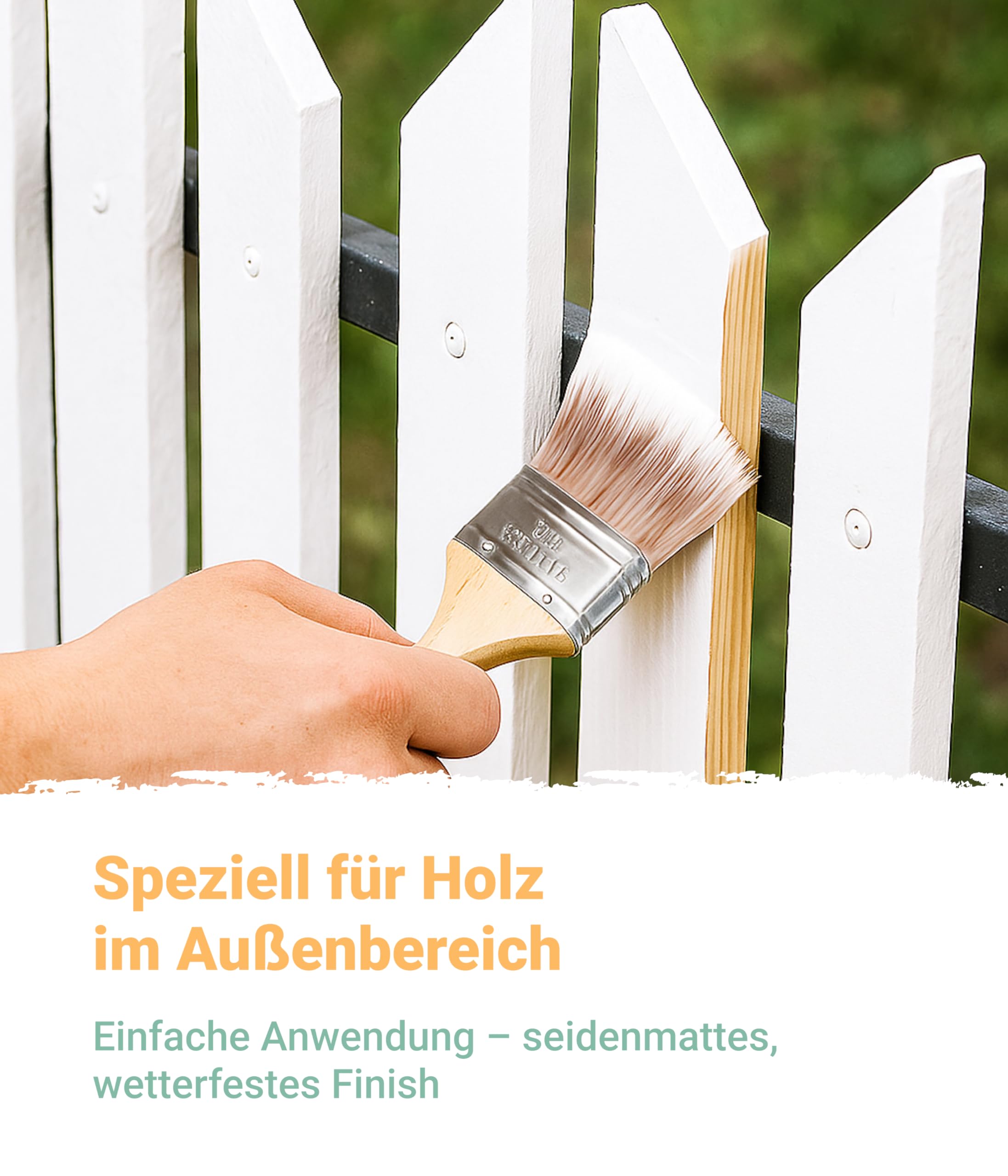 Kolorat® Holzfarbe, Frisches Salbeigrün 750ml - Wetterfeste Farbe für Außenanstriche - Wetterbeständiger Holzschutz - Perfekt für Holz im Außenbereich - Umweltfreundlich & wasserbasiert
