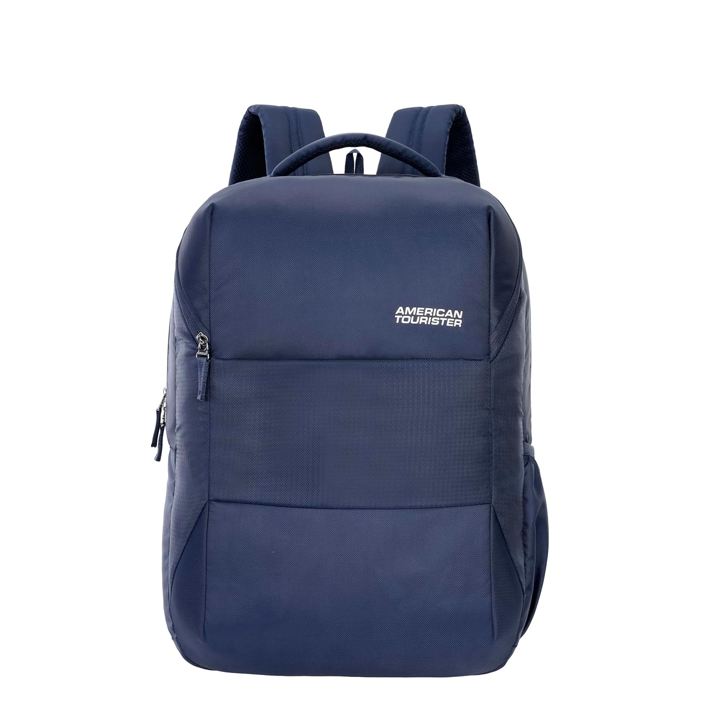 American Tourister Valex+, 36 ltrs Large 2 Compartment Laptop Backpack with Bottle Pocket & Front Organizer, College & Office Laptop Backpack for Men & Women – Blue