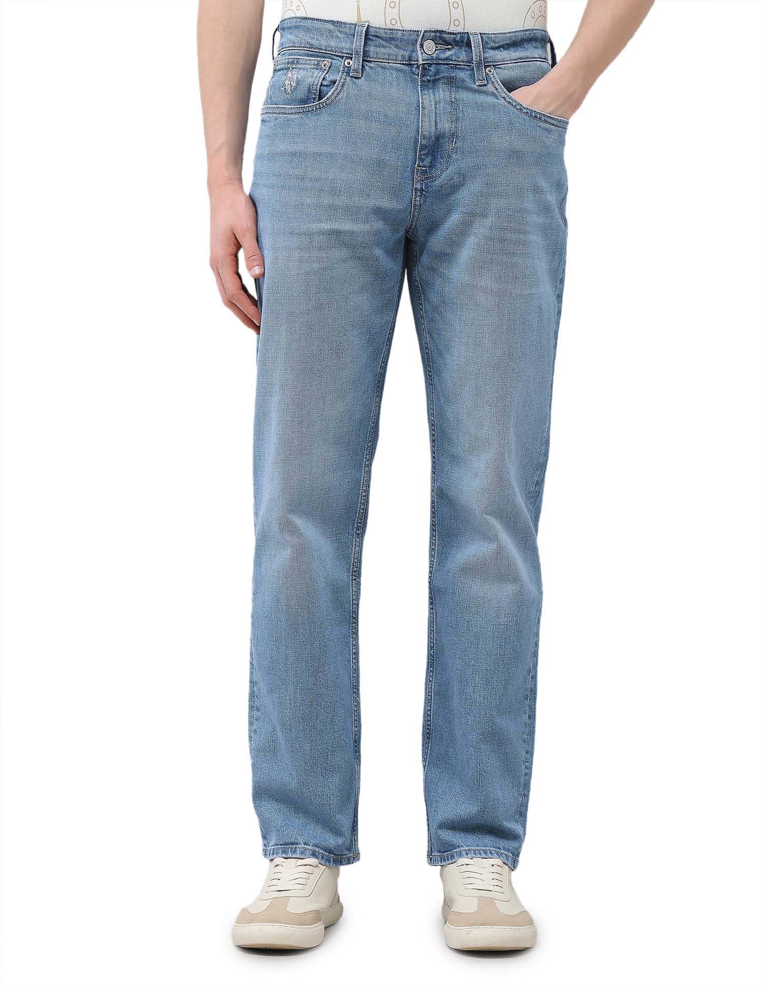 Shawn Relaxed Fit Blue Jeans-image-30