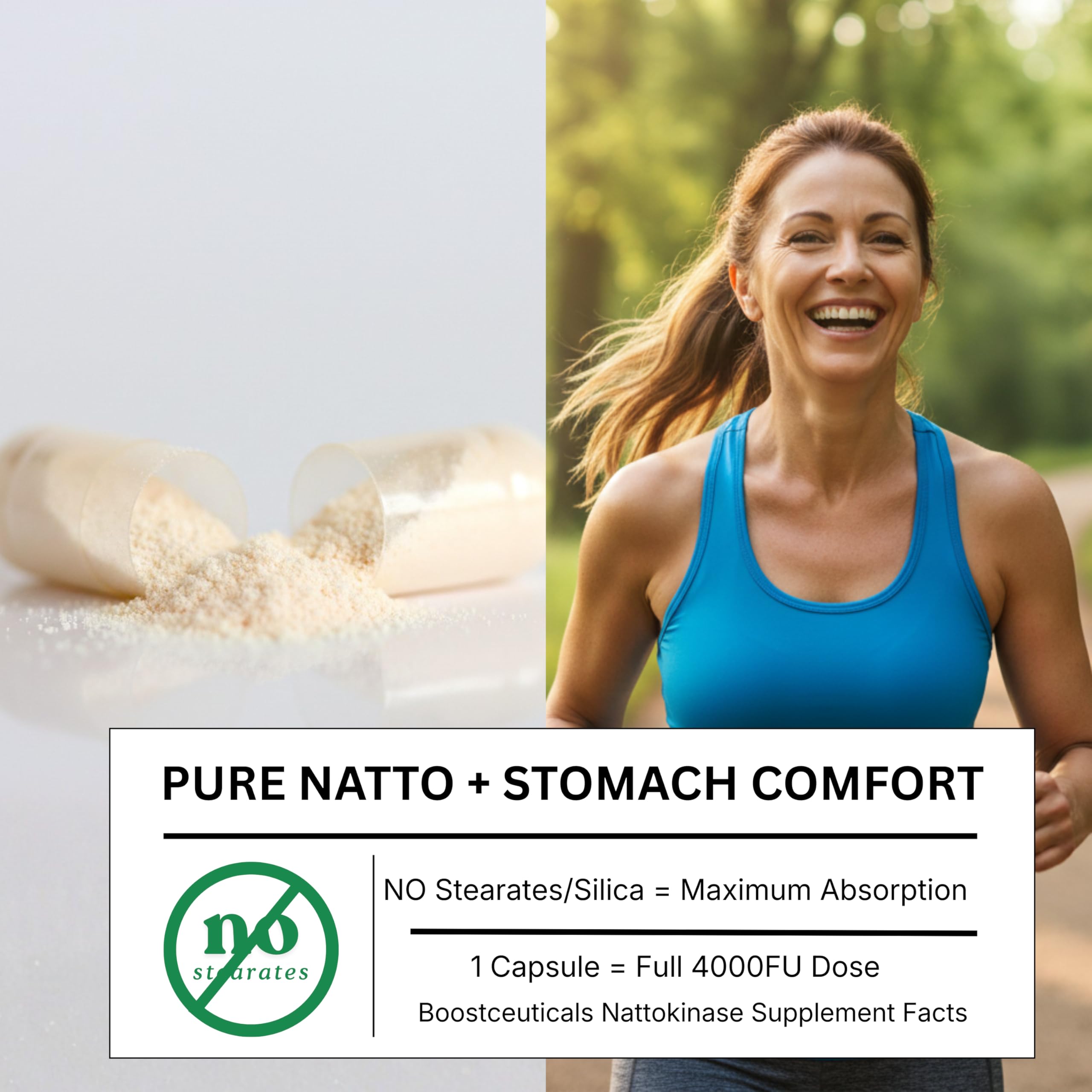 Nattokinase Supplement 4000 FU Per Capsule, Vegan No K2 100-Day Supply — Amazon image 8