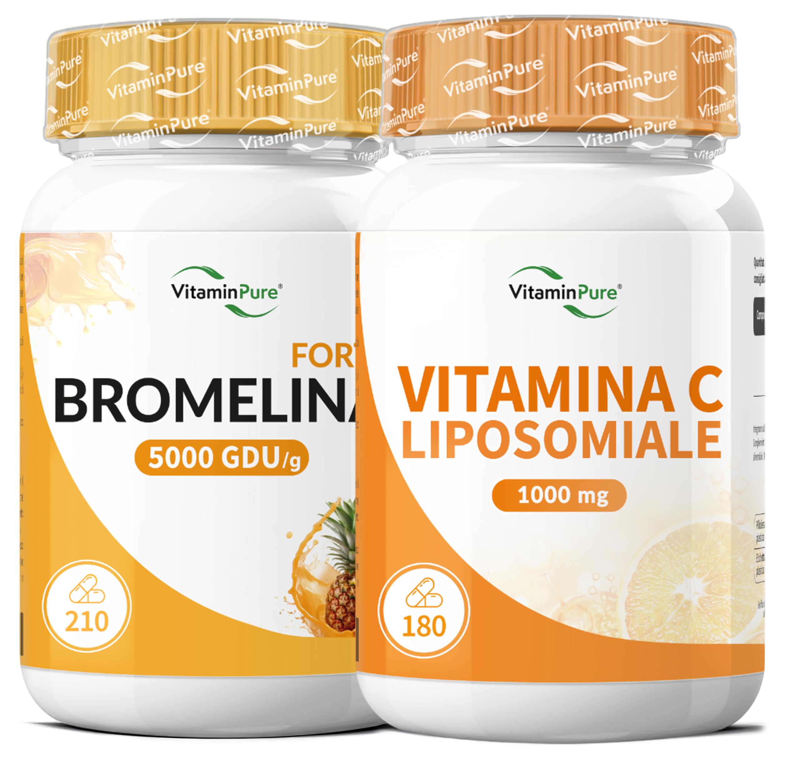 Pacchetto Bromelina e Vitamina C Liposomiale