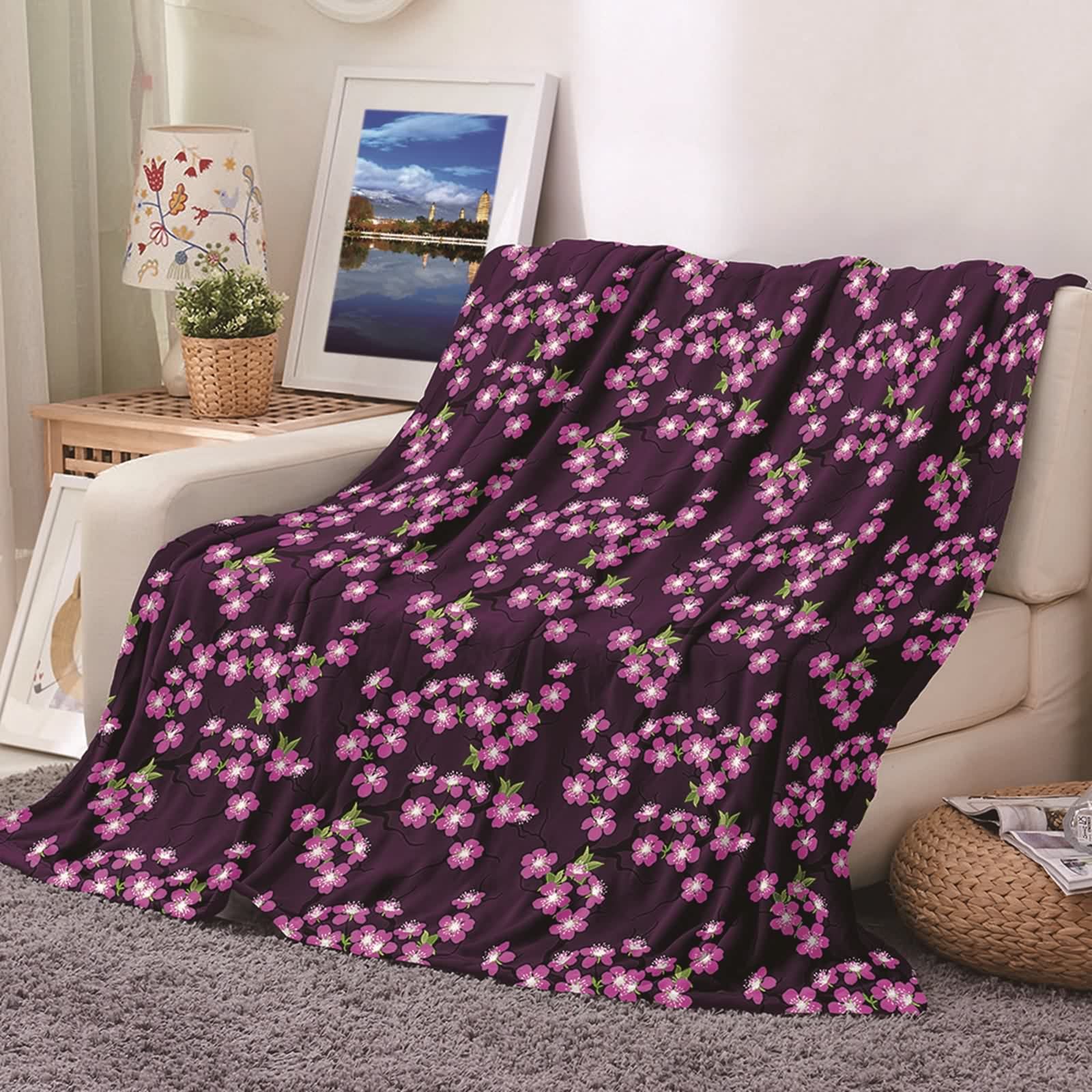 Couverture polaire chaude flannel KnSam à isolation thermique
