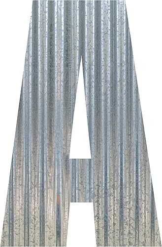 Miniatura 9 de Corrugated Metal Letter (9 Inch, B)