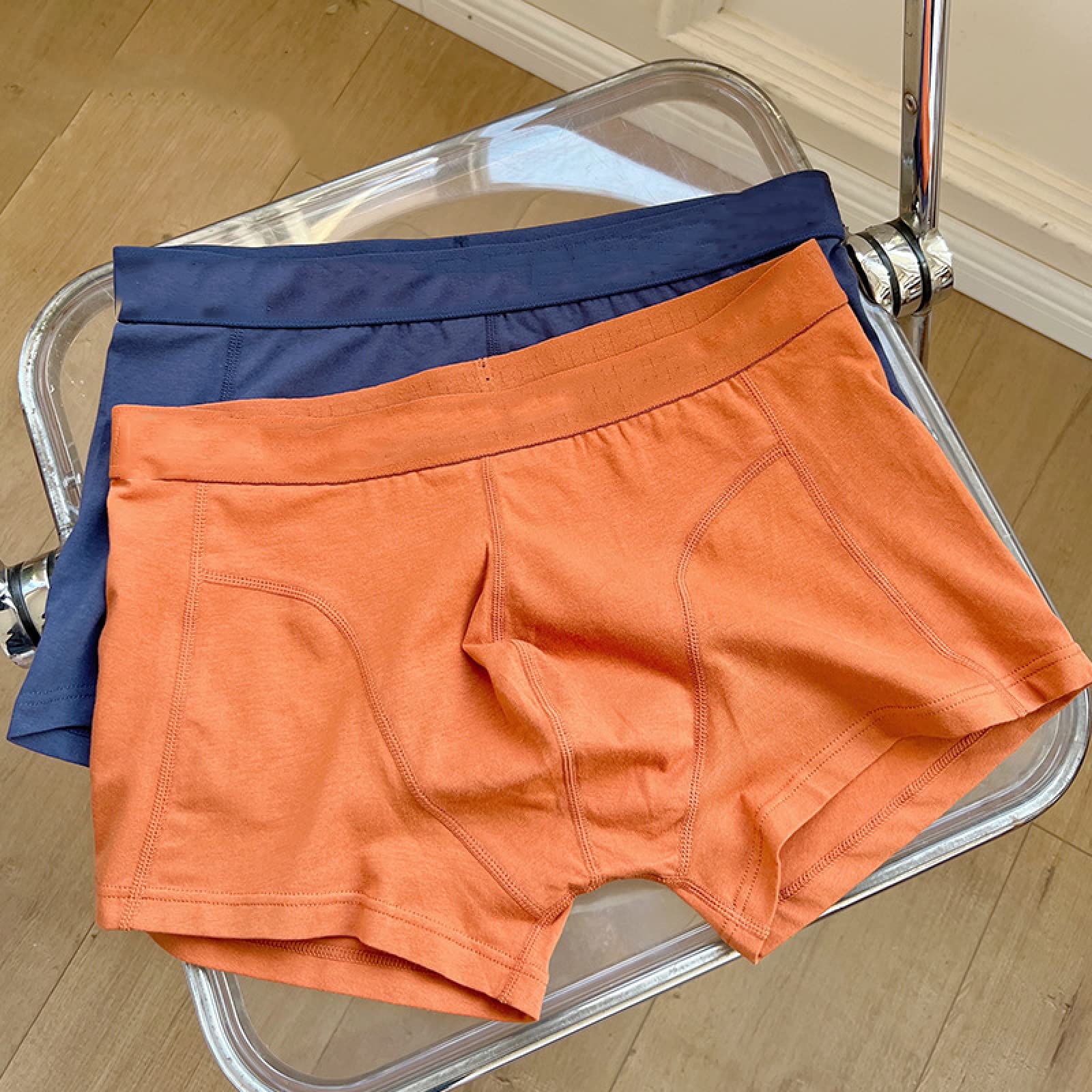 Męskie stringi tanga, wygodna bielizna ze średnią talią, oddychające bokserki męskie, seksowne majtki