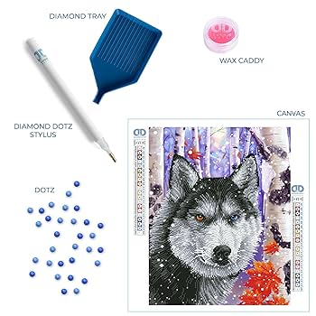 ダイヤモンドアートクラブ　Dreaming with Wolves Dreaming with Wolves – Diamond Art Club