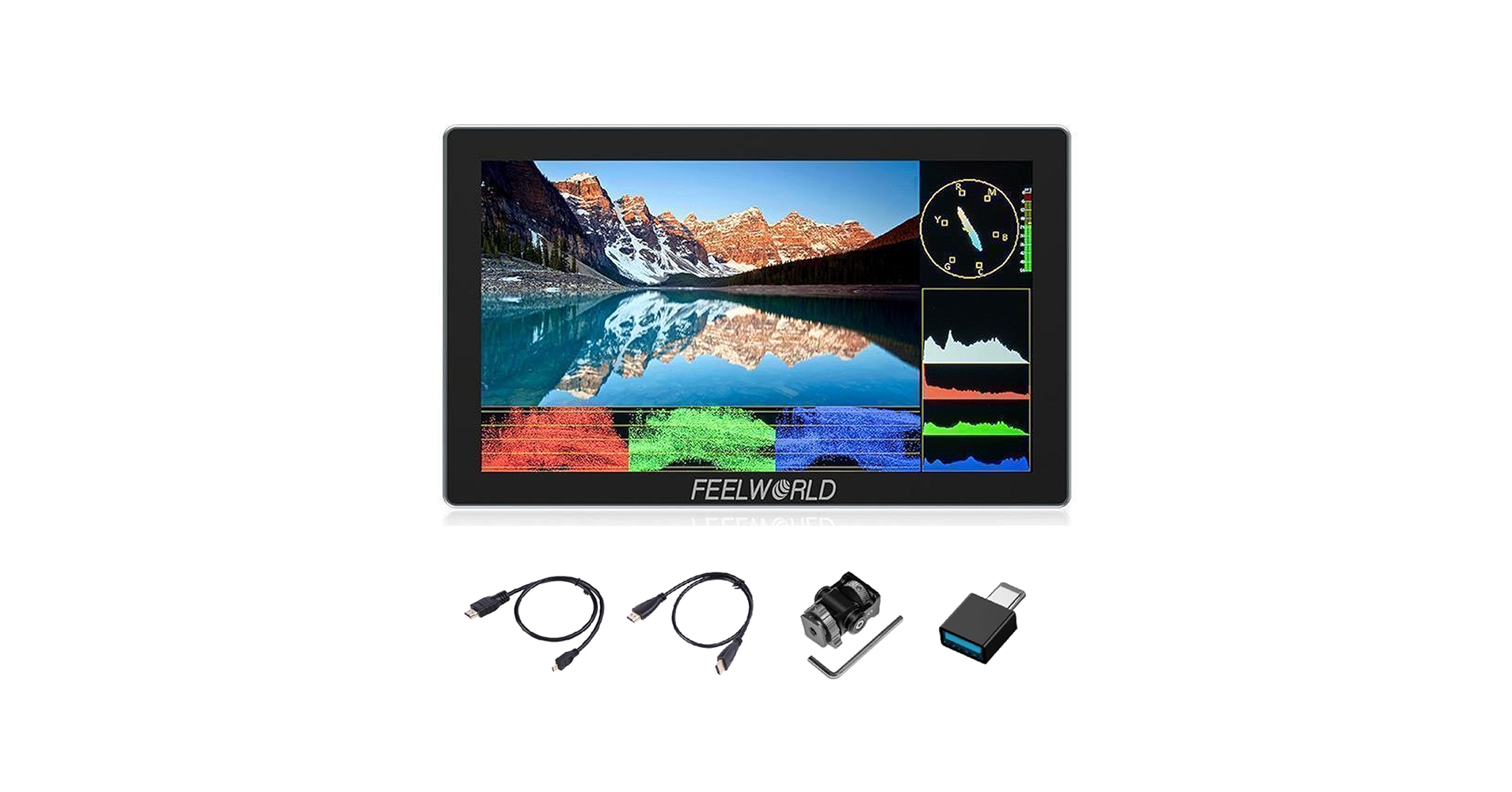 FEELWORLD P6X 5.5インチモニター Amazon.com: FEELWORLD P6X 5.5 inch 1000nit Aluminium Camera