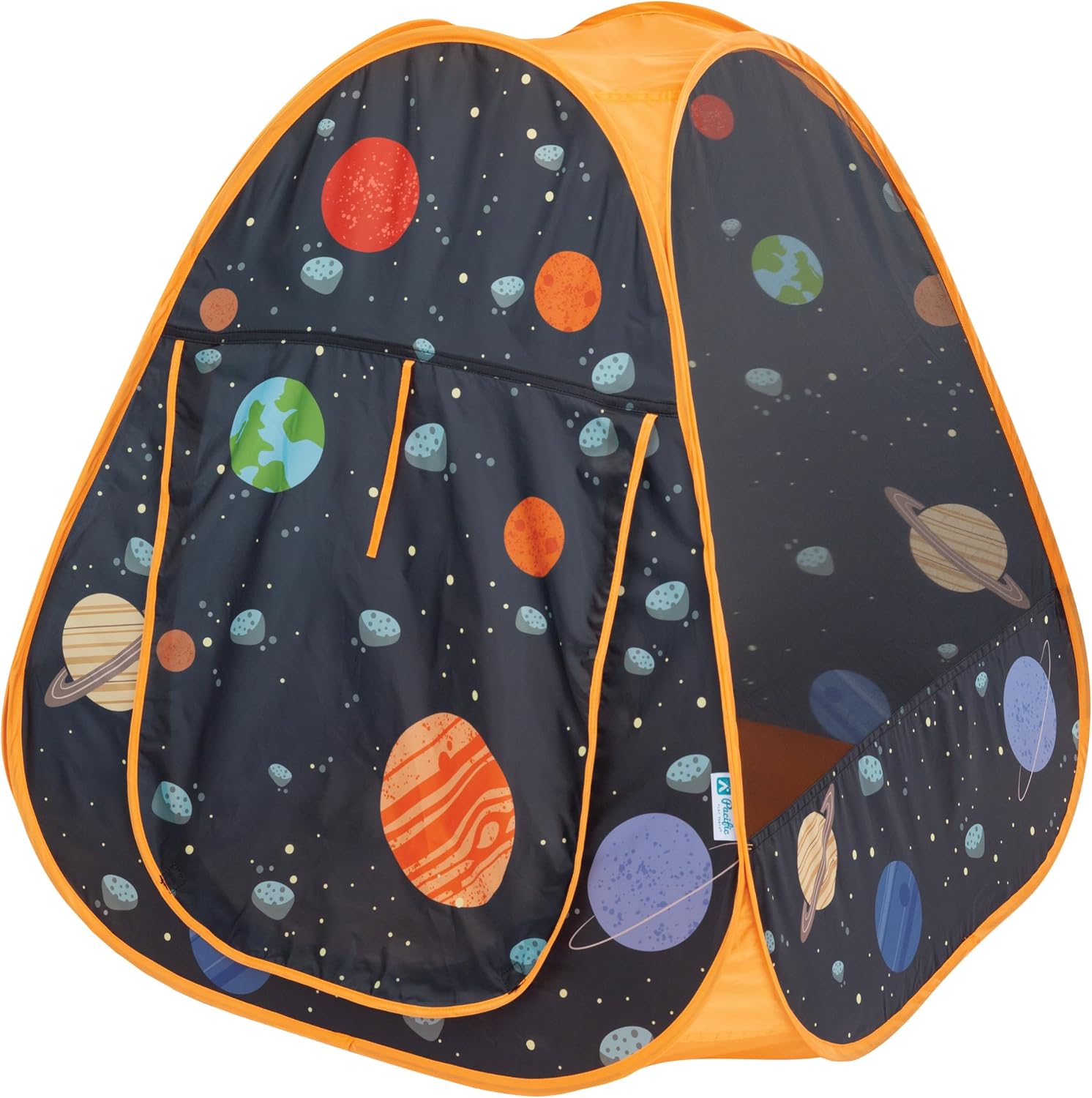 Pacific Play Tents Out of This World Pop-up Tent (60605) - Indoor/Outdoor Pop-up Playhouse for Toddler & Kids Easy Setup