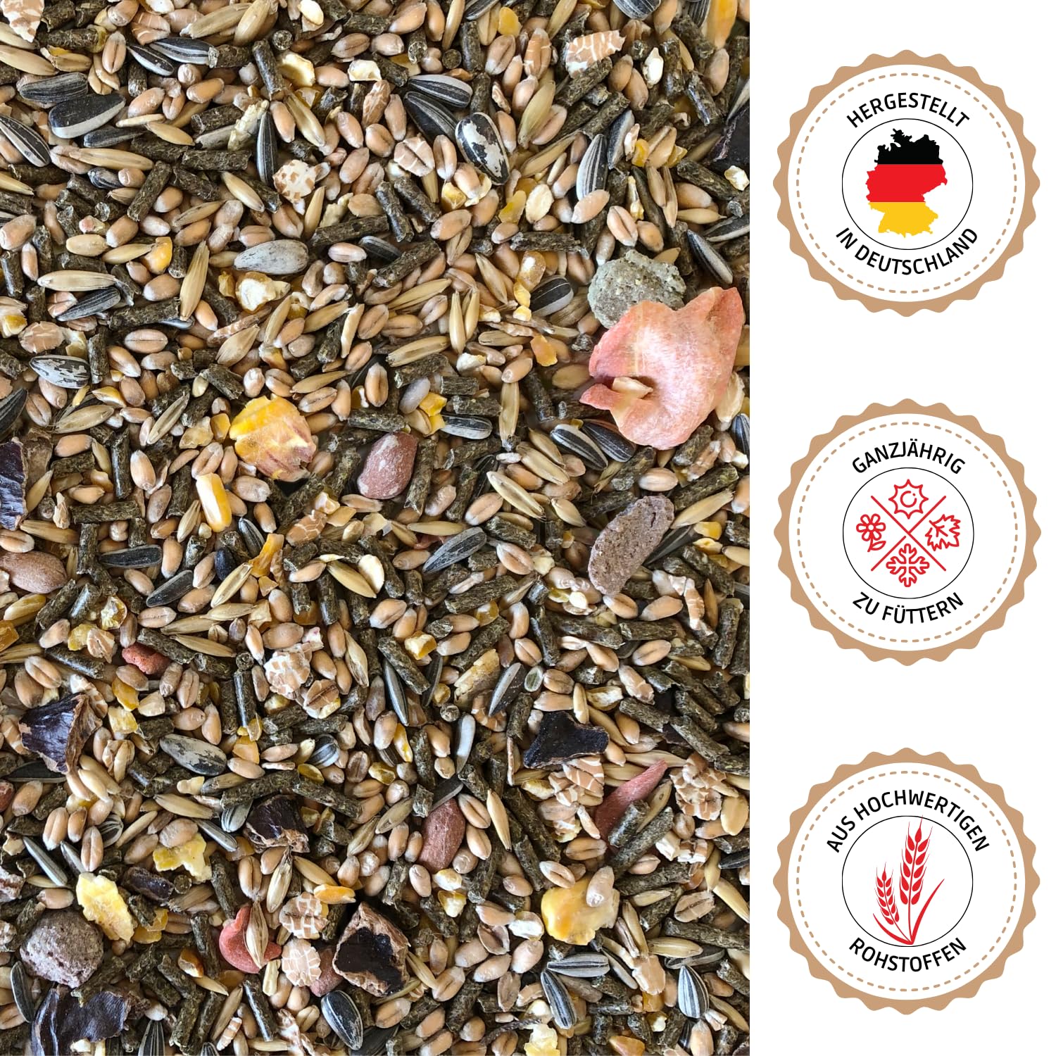 Supravit Nagerfutter I Kleintierfutter 25kg I Premium Futter | - Mischung ideal für Hamster, Kaninchen, Zwergkaninchen, Meerschweinchen, Mäuse & Ratten I Alleinfuttermittel für Nager