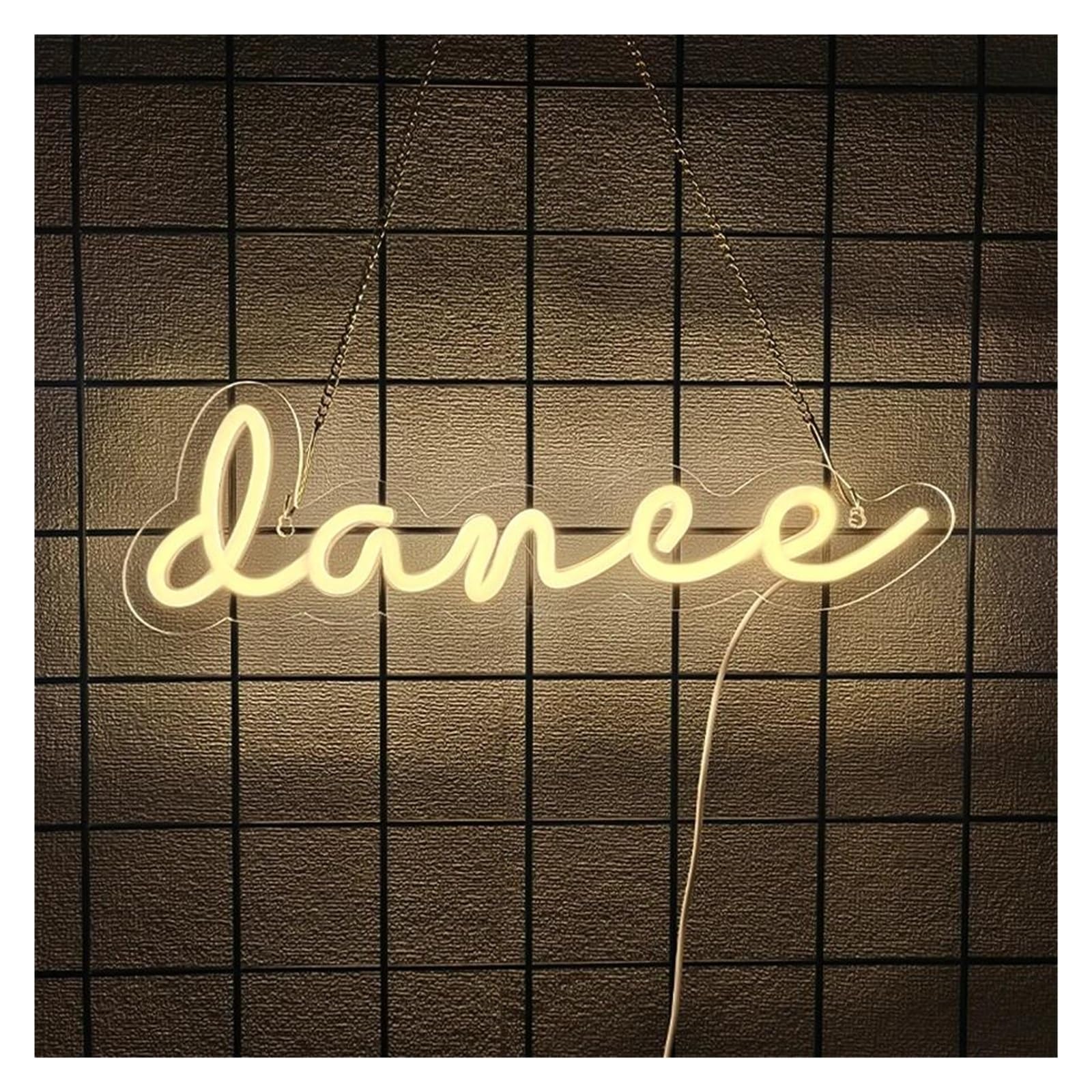 SHOUXI Sign Lamp Dance Neon Sign Light Dimmable for Wedding Dancing Party Bar Birthday Club Party Dance Studio Ballet Classroom Decor 37cmx11.5cm