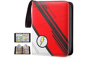 Trading Card Binder 9-Pocket with D-Rings - 900 Pockets Card Binder Holder