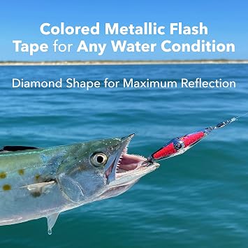 CLARKSPOON Spoon-Squid Precision Fishing Spoon for Spanish Mackerel, Bluefish, Tuna, Atlantic Bonito, More! - Size 0 Spoon-Squid w/Ball Bearing Swivel - 5 Pack Assortment