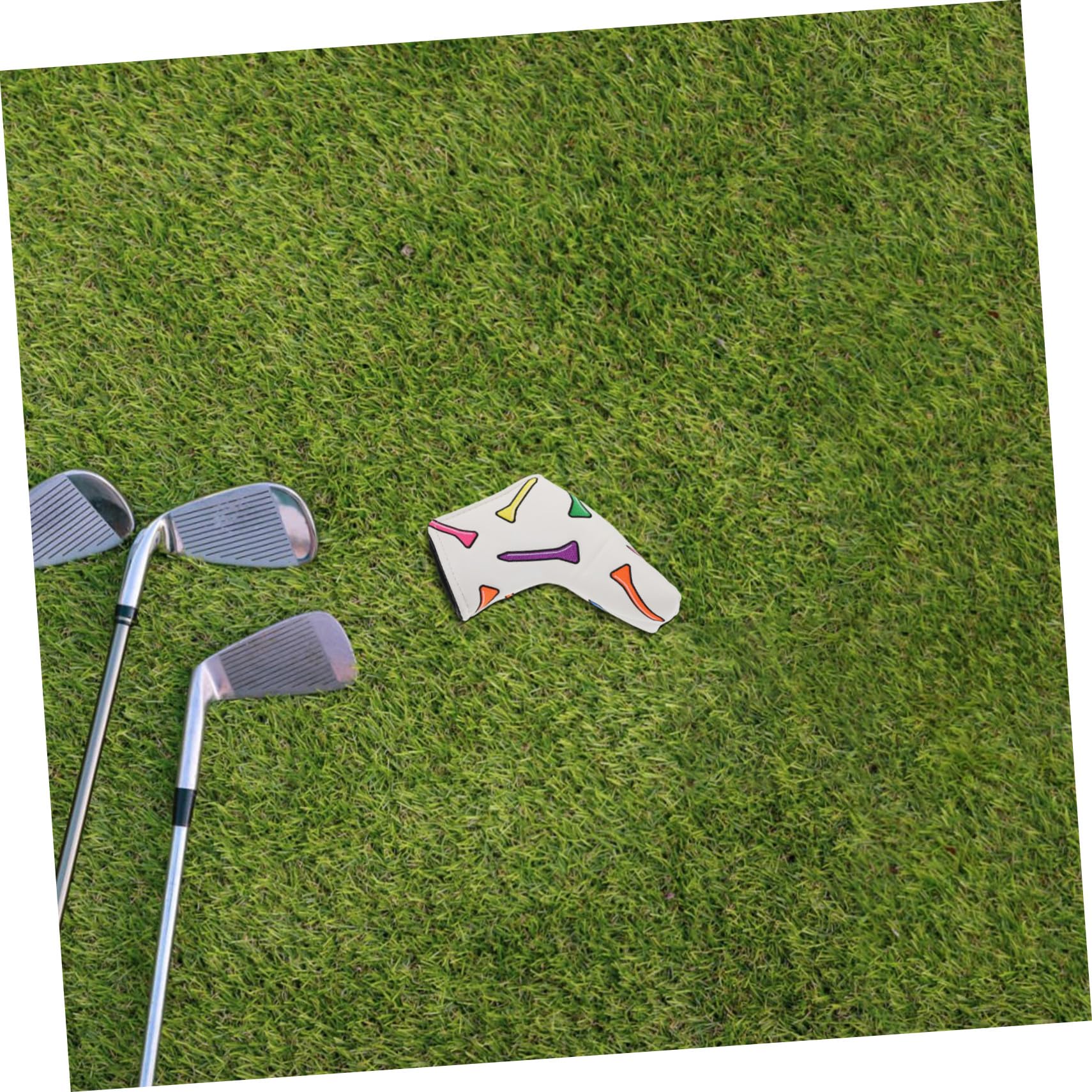 SUPVOX Funda para Putter de Golf con Bordado de tee Forro de Felpa Protección para Madera y Driver Accesorios Portátiles para Golfistas Hombres y Mujeres