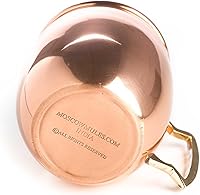 Vista 5 de Moscow Mules Taza de cobre estilo barril de 16 oz