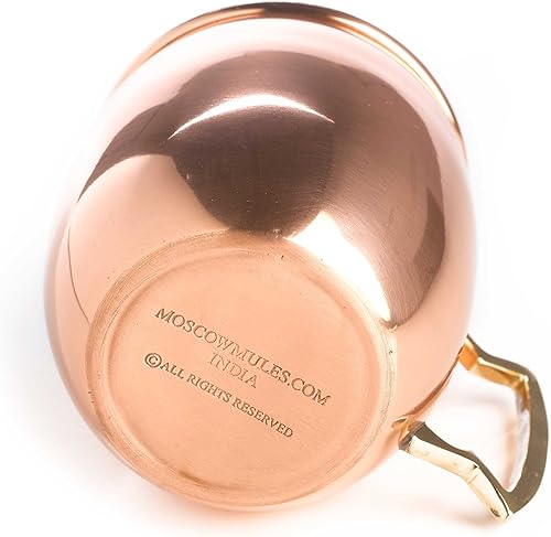 Miniatura 5 de Moscow Mules Taza de cobre estilo barril de 16 oz