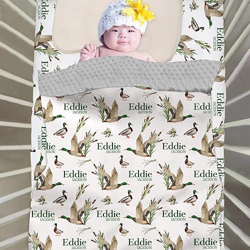 Vista 9 de Personalized Nautical Ship Baby Nursery Bedding Set for Boys & Girls, 2 Piece Set with Name Crib Comforter & Fitted Sheets