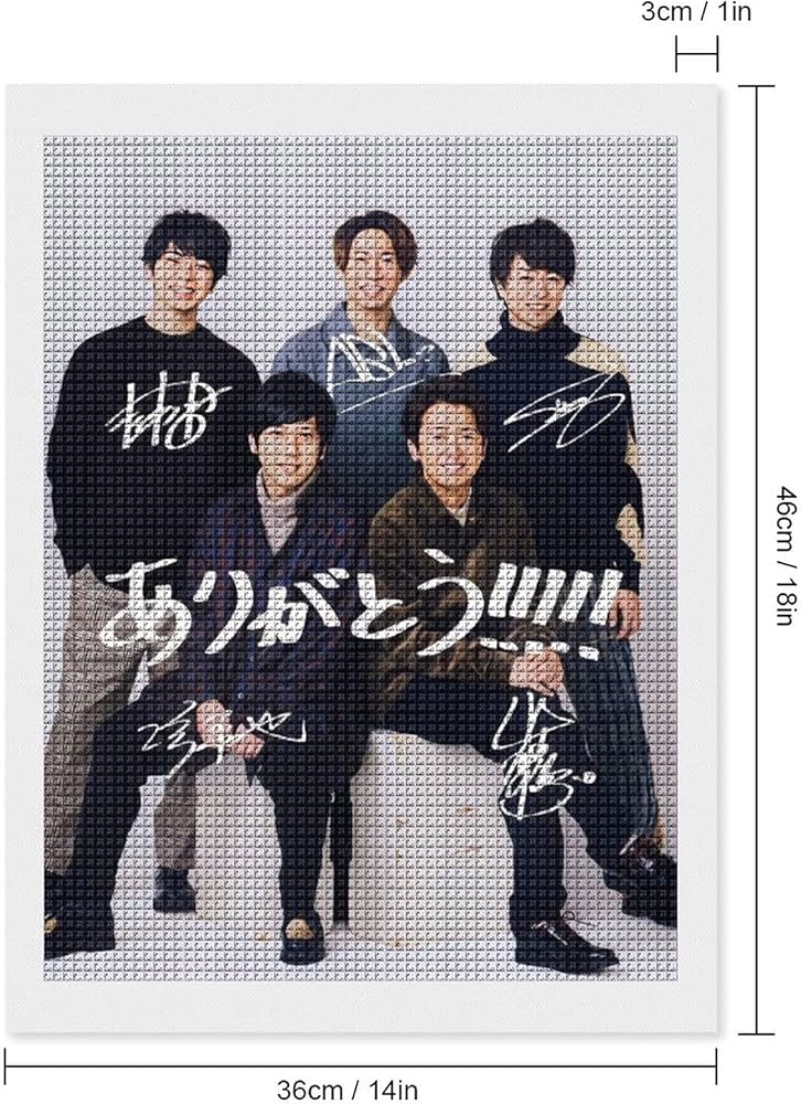 Amazon | 嵐 Arashi ダイヤモンドアート 芸術品 装飾 DIY 手芸 キット