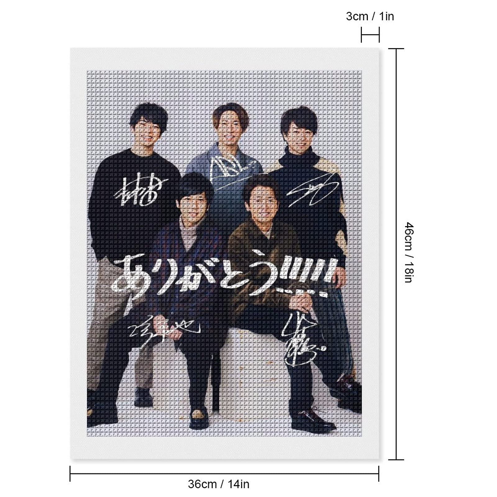 Amazon | 嵐 Arashi ダイヤモンドアート 芸術品 装飾 DIY 手芸 キット