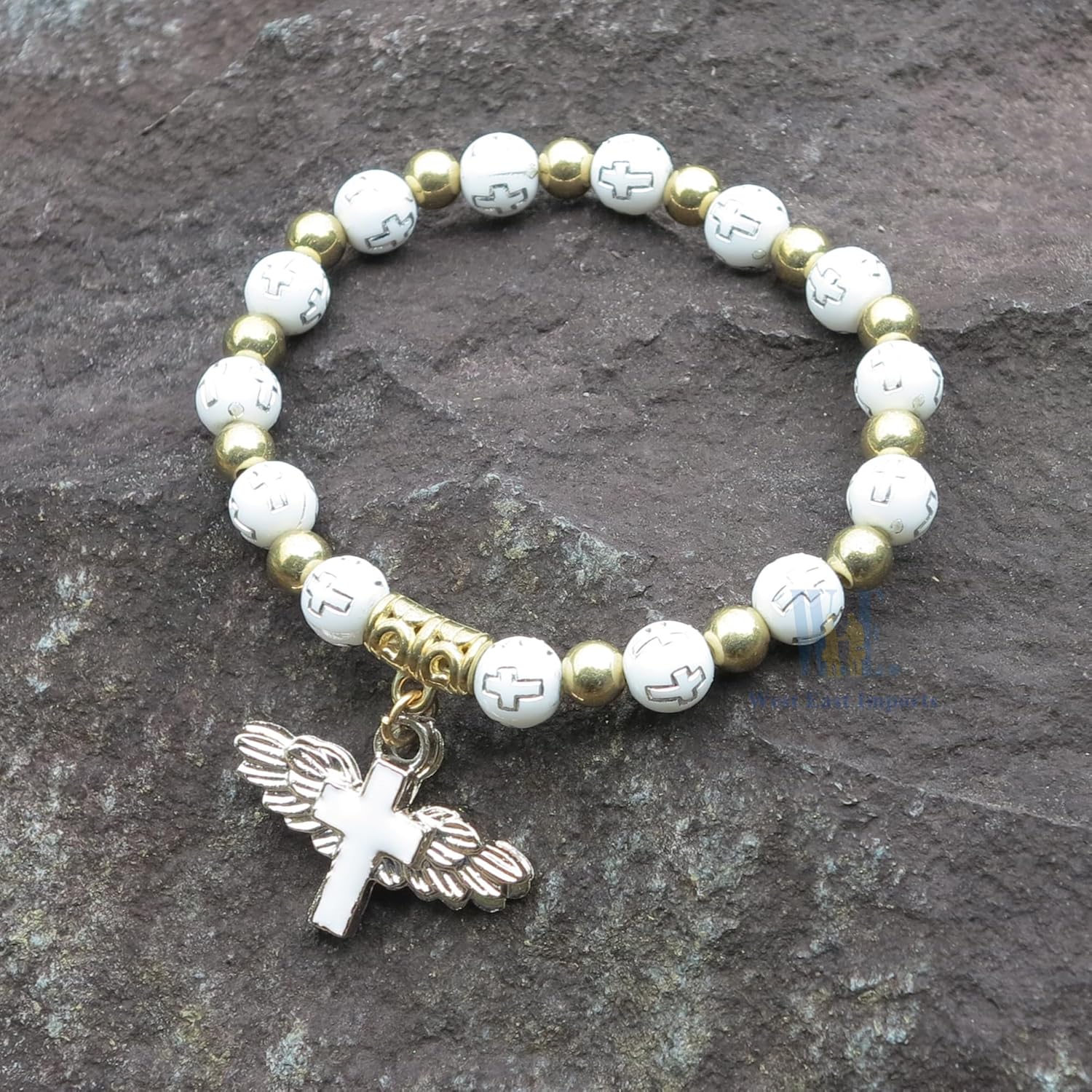 12 PCS Angel Bracelet for Baptism First communion Christening Bautizo Wedding Angel Bracelets