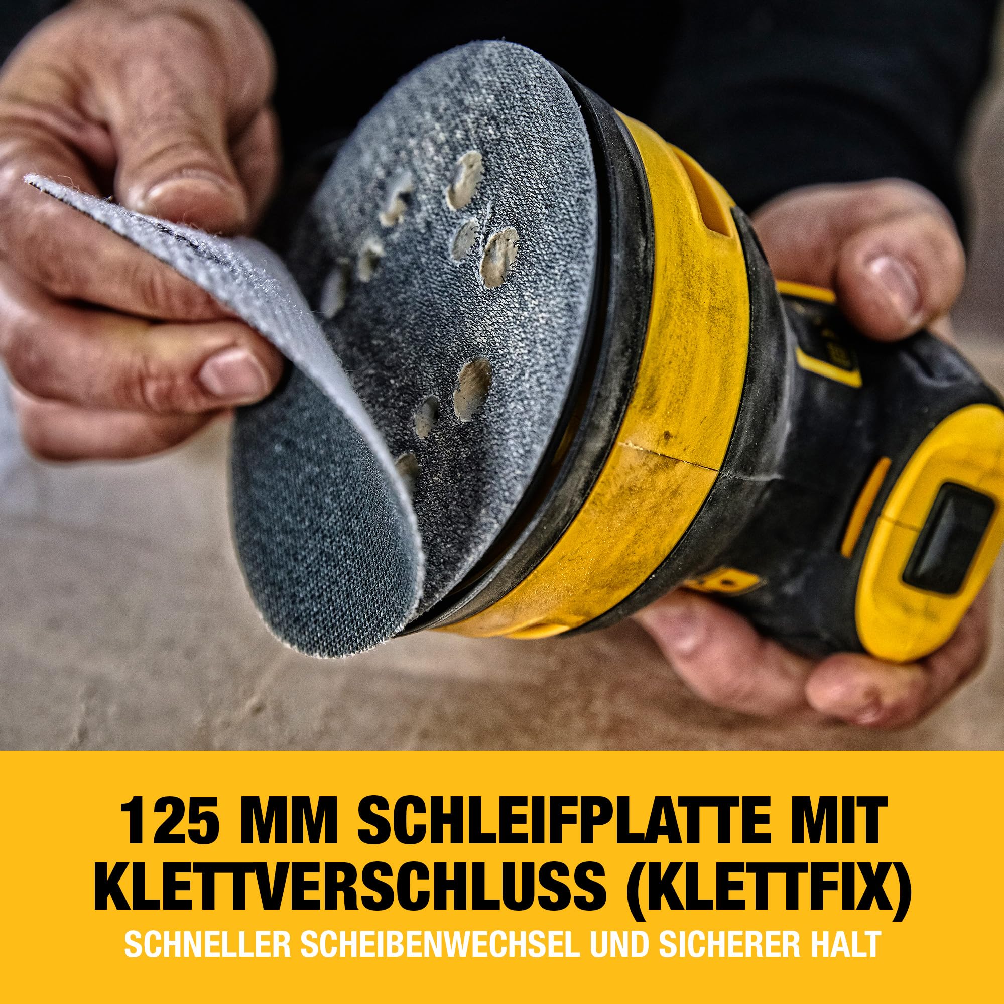 DEWALT DWE6423-QS Exzenterschleifer Bürstenmotor