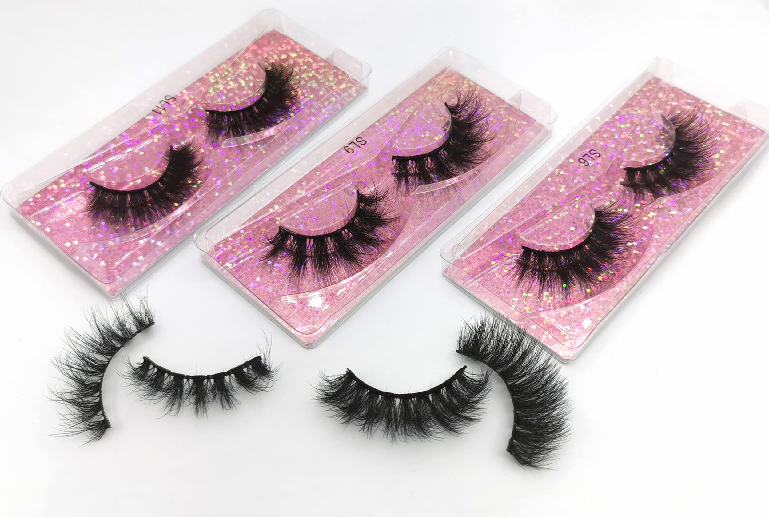 Faux Mink False Eyelashes – Natural Look Synthetic Lashes