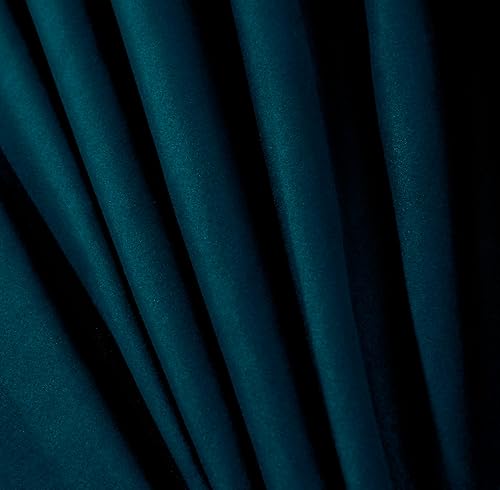 Miniatura 5 de Chezmoi Collection Liam - Juego de edredón de 7 piezas con patrón de monedas, color verde azulado con edredón, sábanas, fundas de almohada y fundas