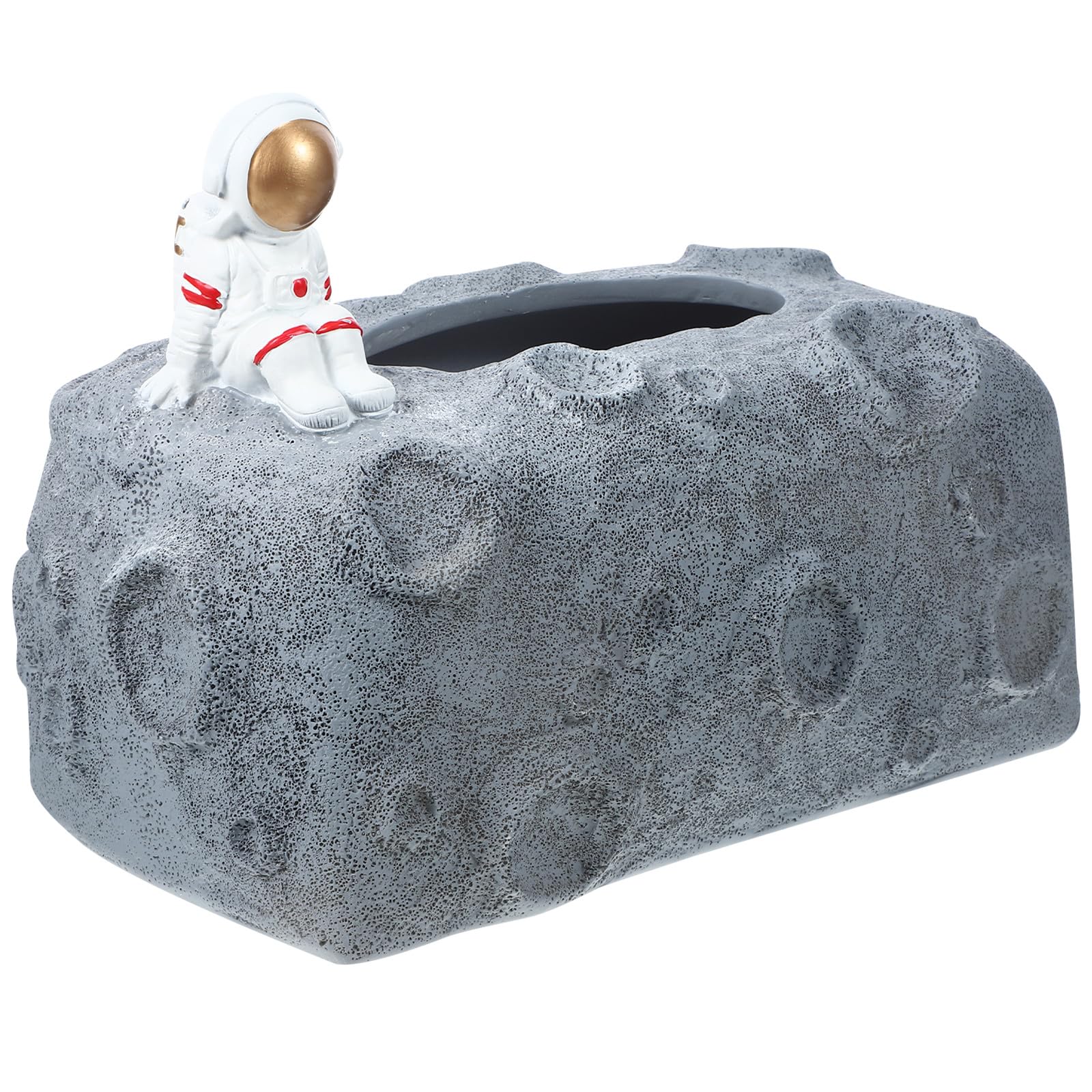 Boîte à mouchoirs astronaute Beaupretty en résine pour maison et restaurant