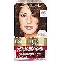 Vista 82 de L'Oreal Paris Excellence Creme - Coloración permanente para el cabello, castaño oscuro 4, 100% de cobertura de canas, paquete de 2