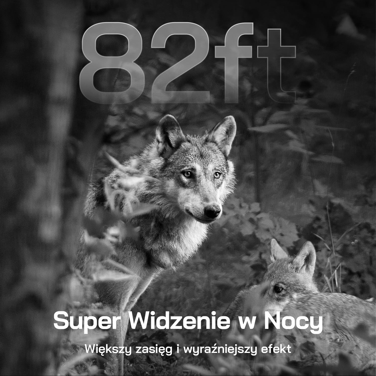 WOLFANG 4G LTE Wildlife Solarcamera 2.5K, Trailcamera met Uitstekend Nachtzicht, 0,2 s Activeringstijd, IP66 Waterdicht, Voor Wildlife Monitoring met Micro SD-kaar i SIM, czarny