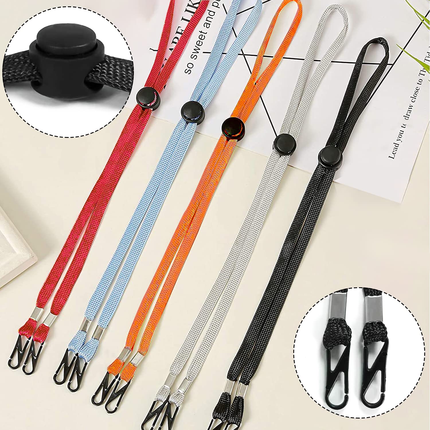 Maskenband Einstellbarer Maskenhalter Wiederverwendbar 10 Stück Maskenhalterung Hinterkopf Maskenverlängerung für Einwegmasken, FFP2 Maske, Kinder und Erwachsene