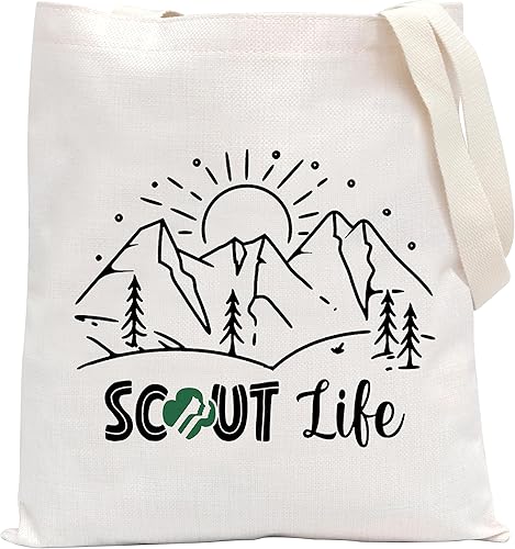 Miniatura 4 de POFULL Troop Leader Gift Troop Life Tote Bag Power Gift (Sco Life Tote bag)