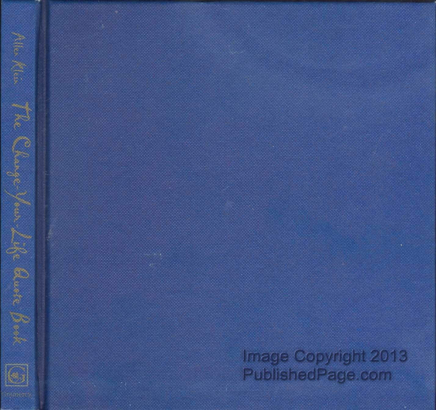 Buy The Change-Your-Life Quote Book — BookShops.in