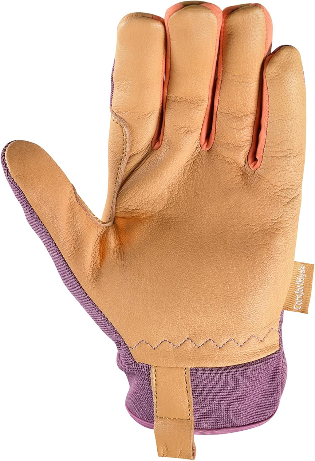 Wells Lamont Women's Leather Work Gloves, ComfortHyde Leather Hybrid, Breathable, Large (7876L)