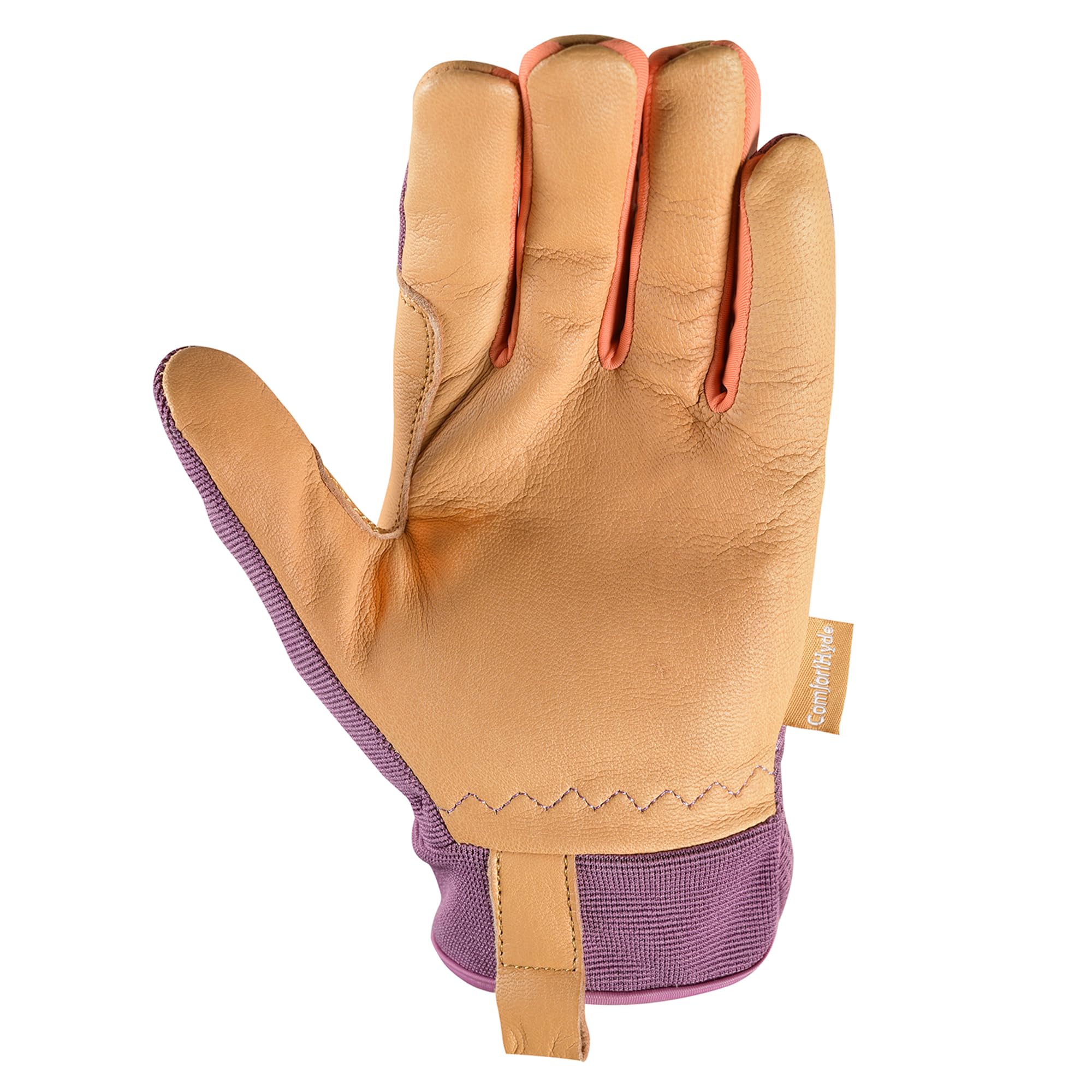 Wells Lamont ComfortHyde - Guantes de trabajo de cuero para mujer, híbridos, transpirables, talla S (7876S)