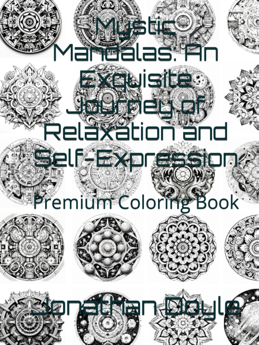Livre mandalas premium pour bloquer le stress et s'exprimer