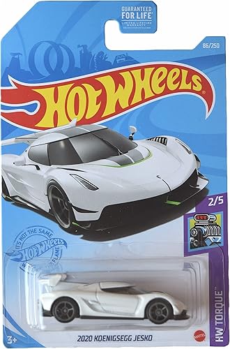 Hot Wheels 2020 Koenigsegg Jesko, Par 25 - Blanco