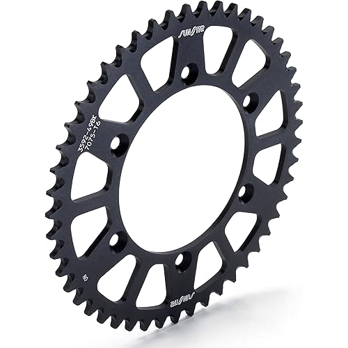 Sunstar 5-355950BK Works Triplestar Black 50-Teeth 520 Chain Size Rear Aluminum Sprocket