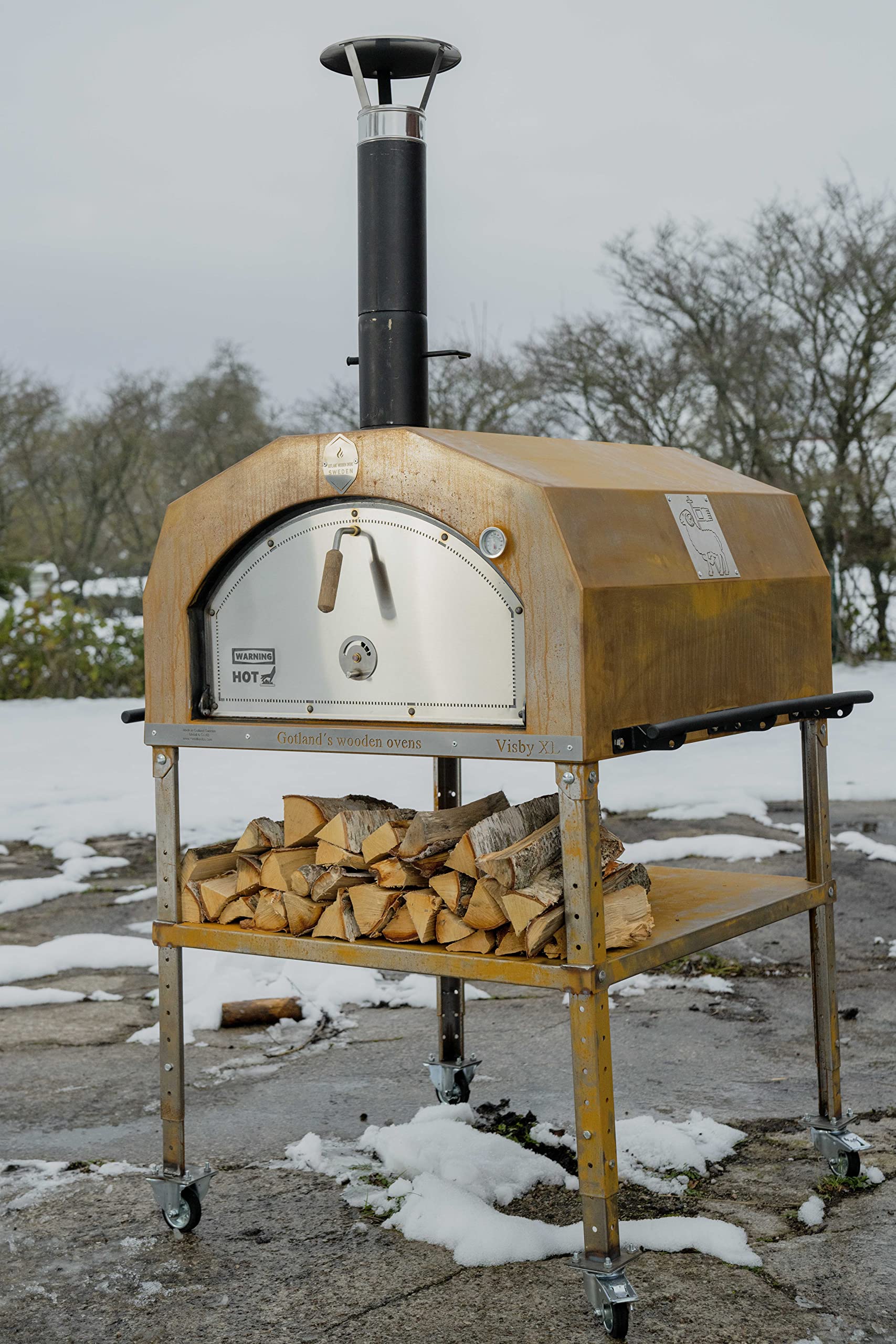 Wood Stove, Pizza Oven, Outdoor Kitchen Oven, Pizza Oven, Wood Oven, Outdoor  Oven, Exterior (Corten Rust) : Amazon.de: Home u0026 Kitchen