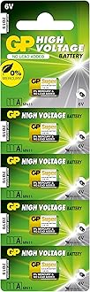 kenable GP High Voltage Battery 11A MN11 PK5 6V [5 Pack]